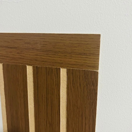Perfil de Acabamento para Ripado MDF - Placas com 90cm x 2cm - Envio Imediato - Freijó - Castanho