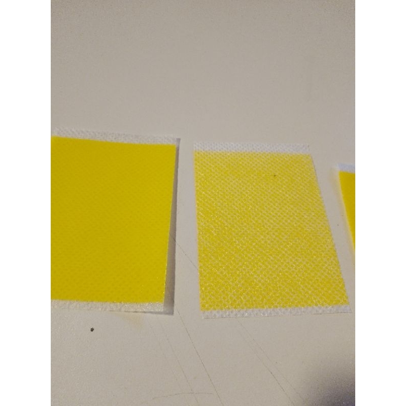 Remendo de Tecido Autocolante Amarelo – Patch para Conserto de Roupas ...