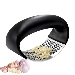 Triturador Amassador De Alho De Inox 12cm Espremedor De Alho em Oferta na Shopee