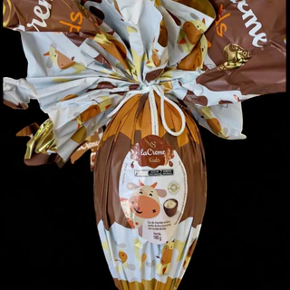 Ovo de páscoa Lacreme Kids Cacau Show 180g com OVINHO de chocolate COM RECHEIO DE LEITE em Oferta na Shopee
