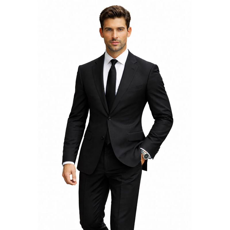 Terno Preto Adulto Completo Para Casamentos Formaturas Igrejas | Shopee ...