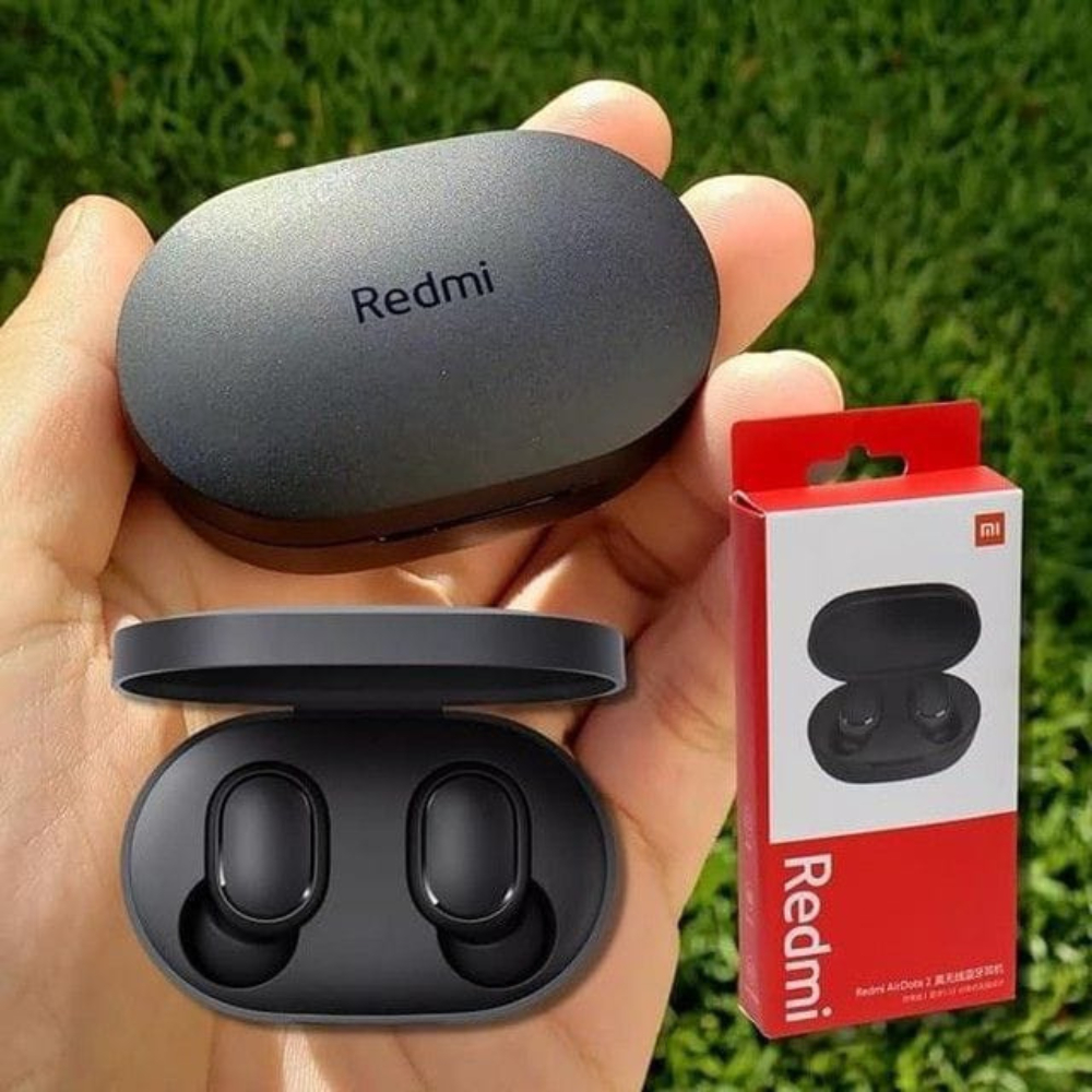 Fone Bluetooth Xiaomi Redmi AirDots S TWS Original C/ Estojo | Shopee ...
