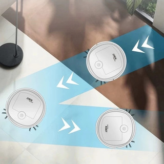 Robô Aspirador Inteligente Branco/Preto - Limpeza Automática e Design Compacto — foto 6 — Achou Levou Brasil