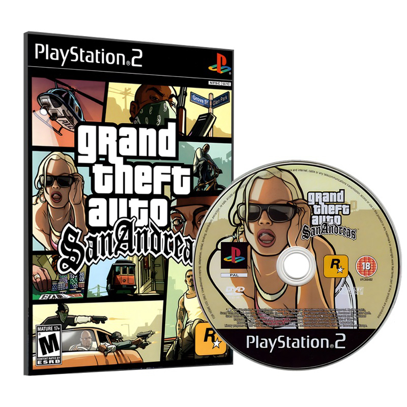 Jogo GTA San Andreas (Dublado) - Playstation 2 | Shopee Brasil