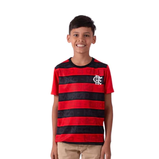 Camisa Flamengo Infantil Shout Braziline em Oferta na Shopee