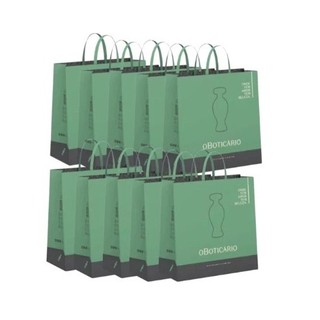 KIT com 100 Sacolas - oBoticário em Oferta na Shopee