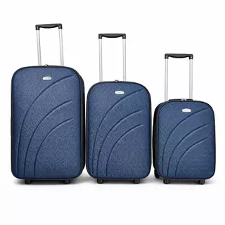 Conjunto Mala De Viagem Com 3 Peças (Mala P Medida ANAC) em Oferta na Shopee