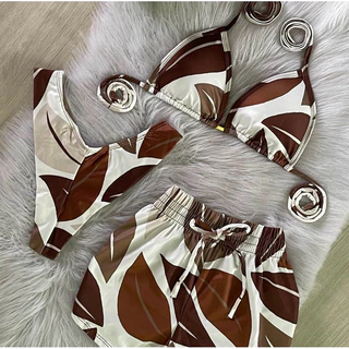 Biquini com shorts em Oferta na Shopee