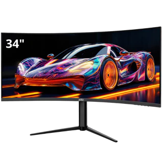 Monitor Gamer 34” Curvo UltraWide 165Hz 1ms QHD VA LED RGB 21:9 Imersivo Profissional Alta Potência em Oferta na Shopee