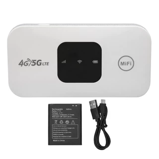 Roteador Portátil 4G 5G LTE Wi-Fi Tri-Banda Mobile Wifi M100 Alcance 40m