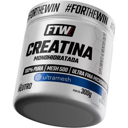 FTW Creatina Monohidratada Pura Ultramesh® Pote 300g Ultra fina Micronizada Mesh - Vista 2