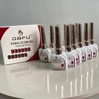 Caixa 12 Esmalte em Gel Magnetico Dafu Tons vermelho 12 Cores em Oferta na Shopee