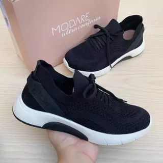 Tênis Sapato Feminino Modare Urban Knit Estilo Meia Palmilha Confortável Leve Moda Casual em Oferta na Shopee