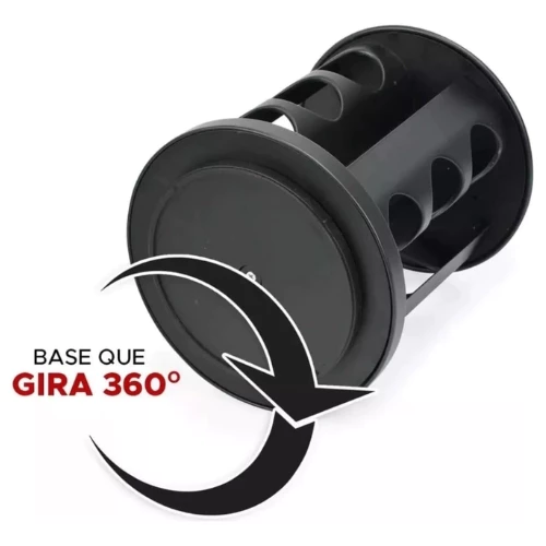 Porta Temperos Profissional Giratório Potes Vidro com Tampa Dosadora Condimentos Envio Imediato — foto 4 de 4