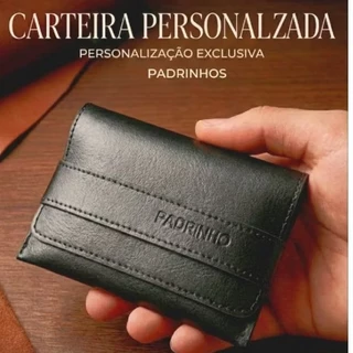 KIT CARTEIRA e CHAVEIRO  PERSONALIZADO PADRINHOS LEMBRANÇA( LEIA A DESCRIÇÃO) em Oferta na Shopee