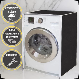 Capa Lava e Seca Impermeável Maquina Lavadora 8kg 9kg 10kg 11kg