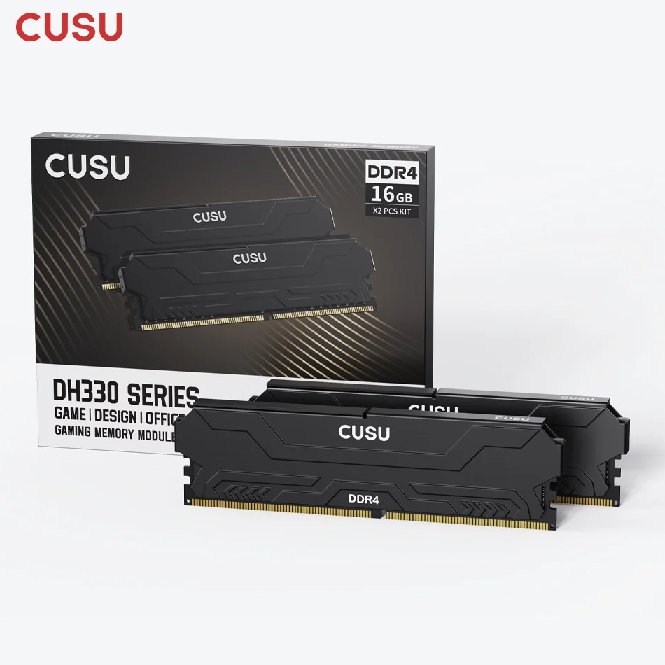 N233 PCメモリ CUSU DDR4-3200 16GB×2 Memória RAM DDR4 CUSU, 32GB (2x16GB), 3200MHz, CL16, XMP 2.0