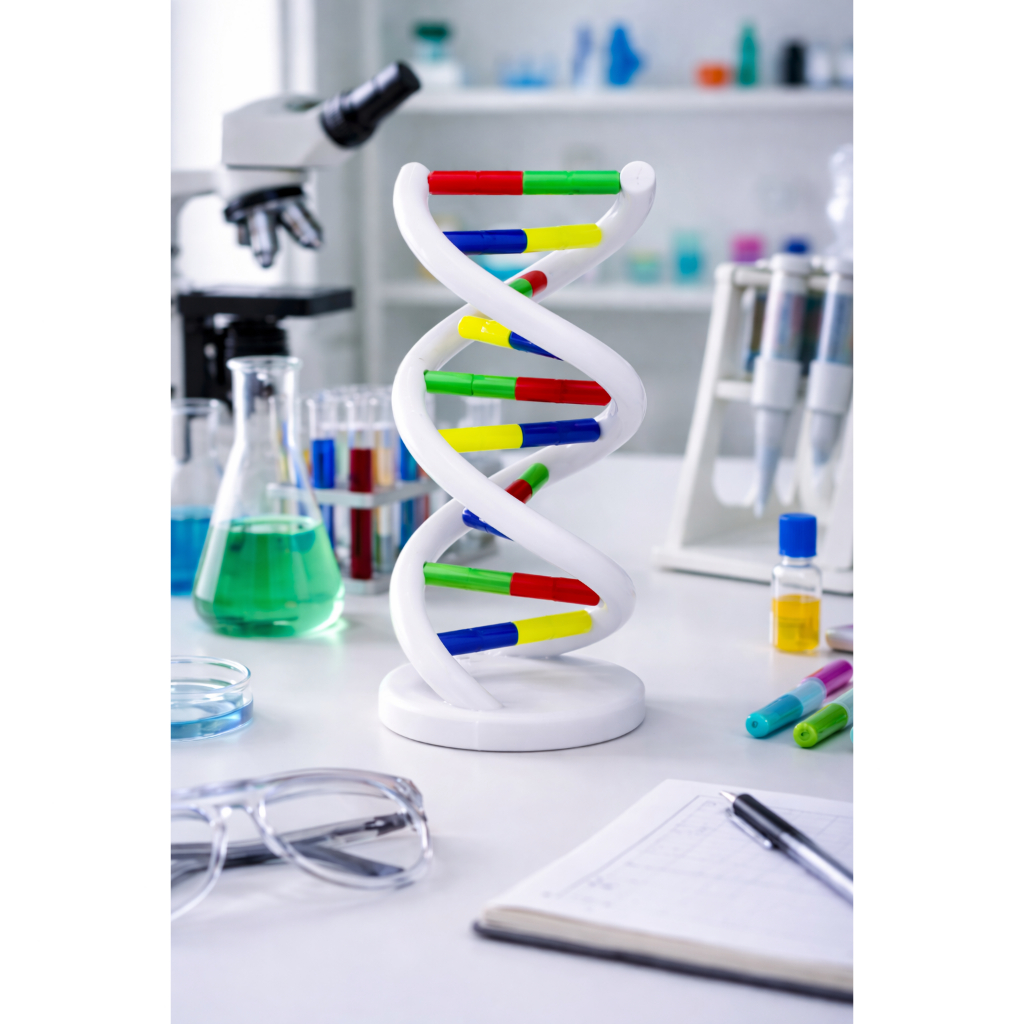Modelo tridimensional da dupla hélice do DNA | Shopee Brasil