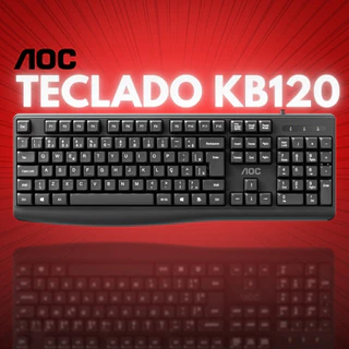 Teclado Office ABNT2 Padrão Silencioso USB Ergonômico Confortável Simples Para Escritório KB120