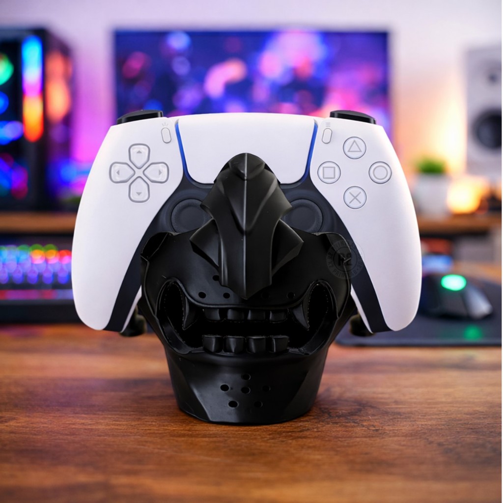 Suporte Para Controle Gamer Máscara Samurai Sakai – Estilo Oriental ...
