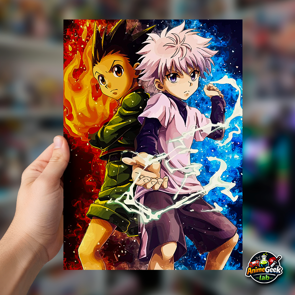 QUADROS HUNTER X HUNTER | Quadros Decorativos em MDF | 28x20cm