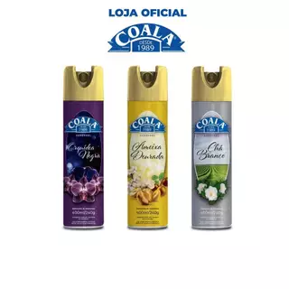 Kit Coala Aerossol Chá Branco + Orquídea Negra + Ameixa Dourada em Oferta na Shopee