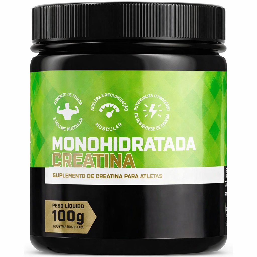 Creatina Monohidratada Pura - 100g - Produto 100% Original (Desempenho ...
