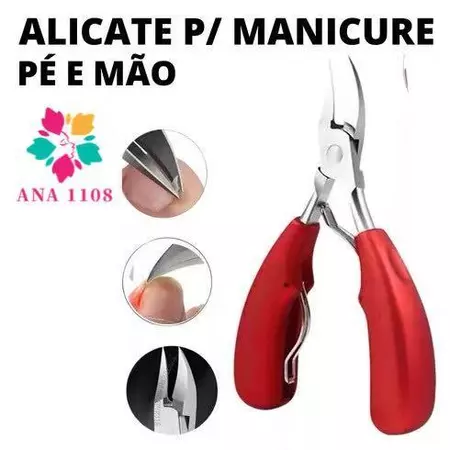ANA1108 KIT Grande Alicate cortador de unhas Aço