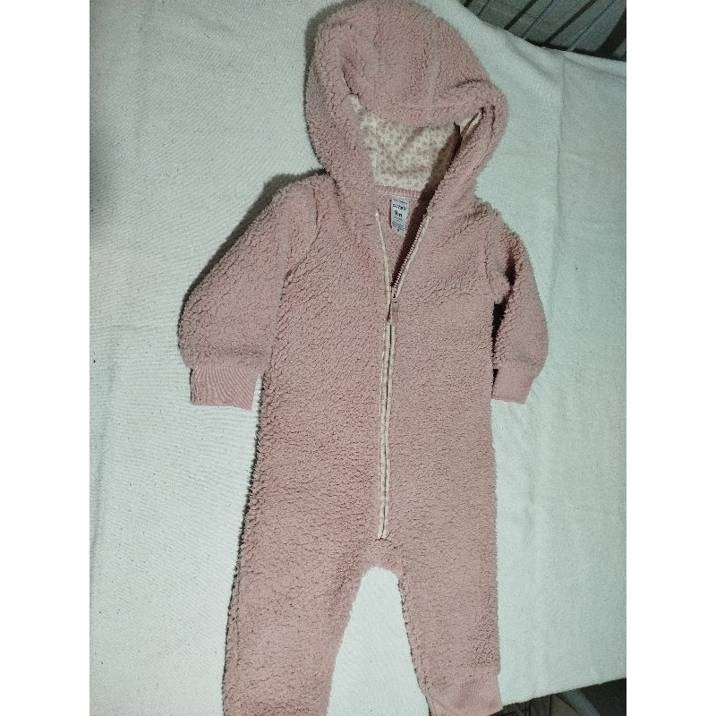 macacão Carter's menina tamanho 9 meses rosa em Oferta na Shopee