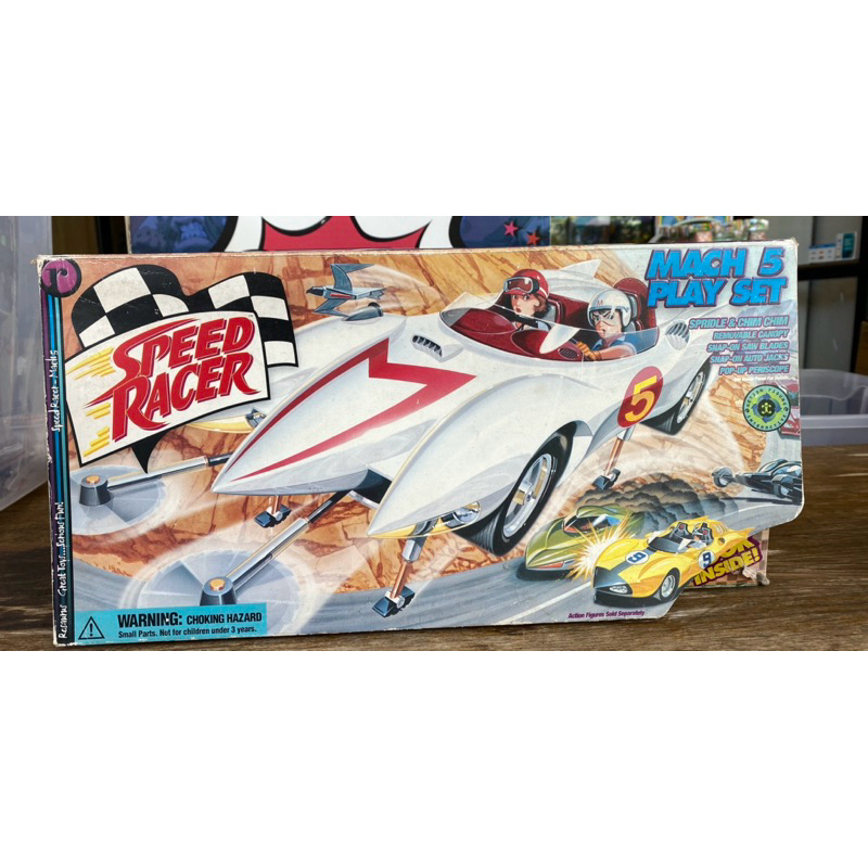 Speed Racer Mach 5 Playset Resaurs 1999 Action Figure | Shopee Brasil