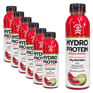 6 - Hydro Protein 20g Sabor Melancia E Limão 500ml - Moving