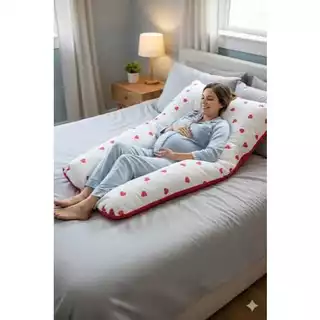 Travesseiro Gestante De Corpo Gravida Almofada Amamentação em Oferta na Shopee