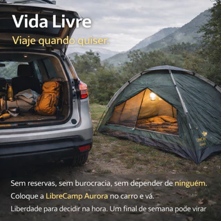 Barraca Camping Compacta Dupla Verde Protecao Impermeavel Facil Montagem em Oferta na Shopee