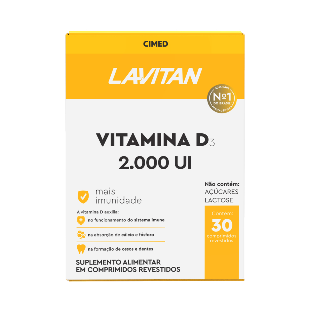 Lavitan Vitamina D 2.000Ui Com 30 Comprimidos