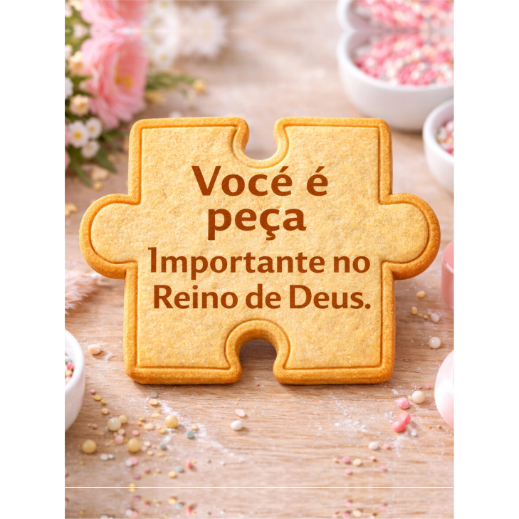 Kit Carimbo + Cortador Você é Peça Importante no Reino de De