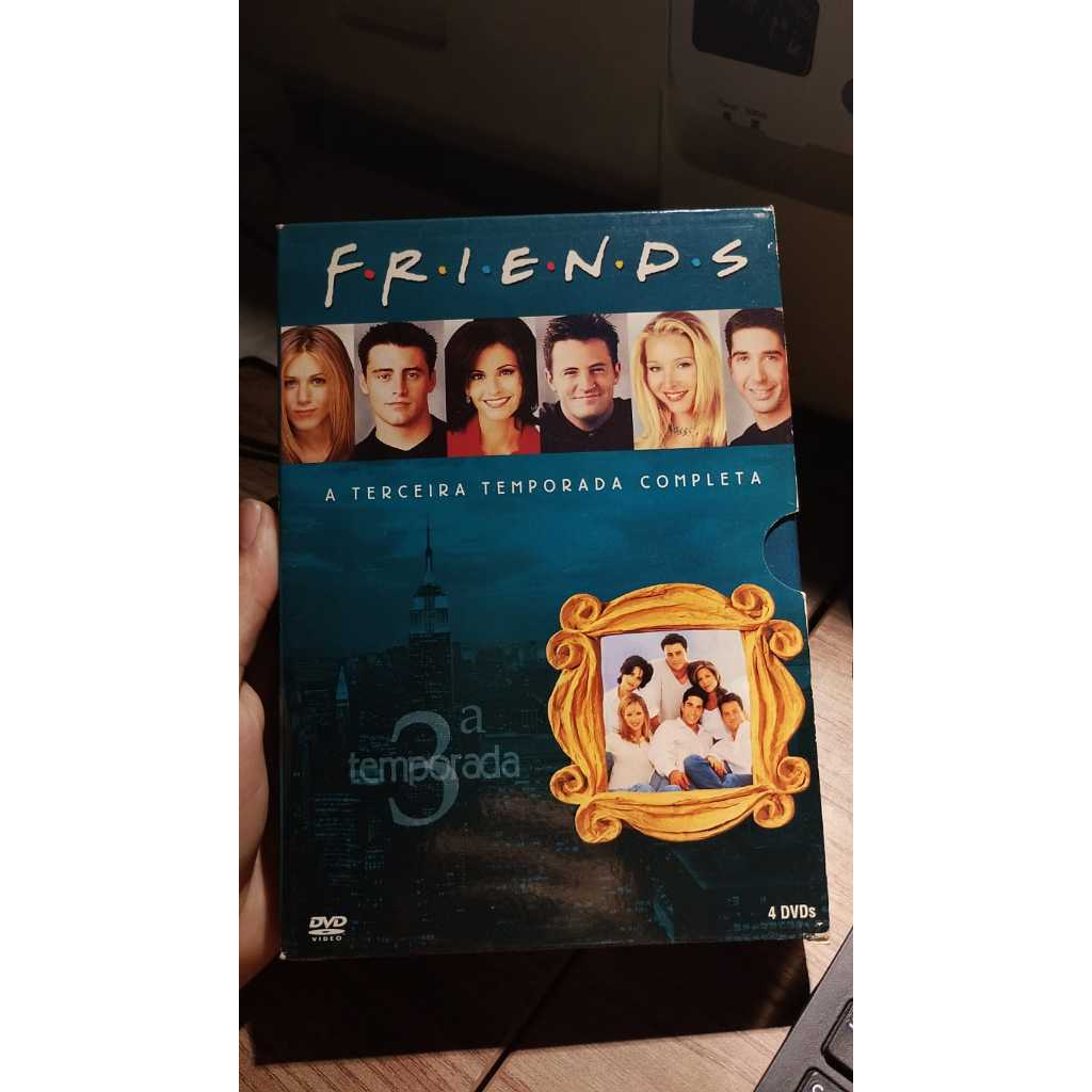 DVD BOX friends a terceira temporada completa. F254 | Shopee Brasil