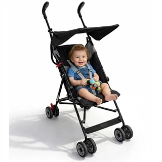Carrinho de Bebê Leve Compacto Passeio Guarda Chuva Turim até 15kg Dobrável Prático e Portátil em Oferta na Shopee