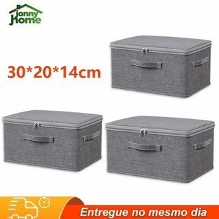 Caixa Organizadora Roupas Brinquedos Lençol Edredom Guarda Roupa Dobrável em Oferta na Shopee