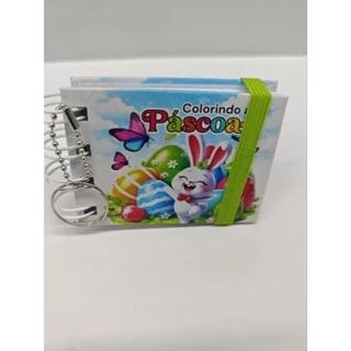 Mini  Estilo Bob Good Páscoa / Caderno e Chaveiro de Colorir/Presente Criativo/Lembrancinha/ Capa dura em Oferta na Shopee