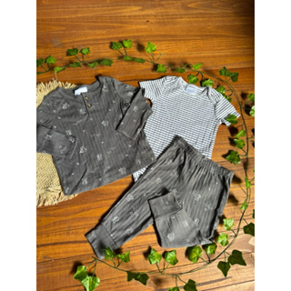 Trio unissex canelado carters - 9 meses em Oferta na Shopee
