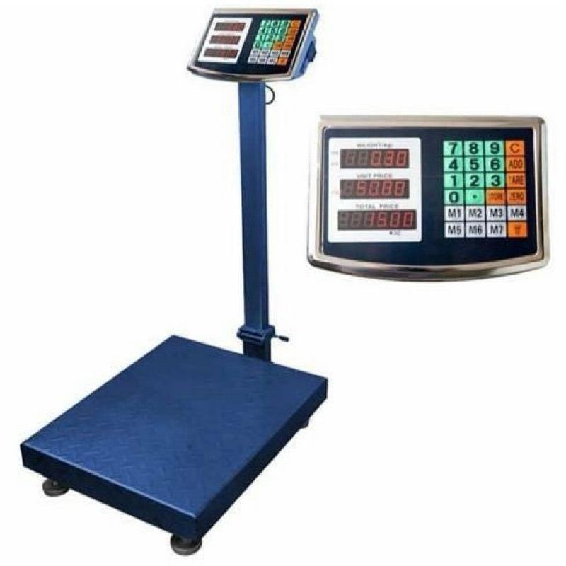 Balança Digital com Plataforma 40x30cm - Visor LCD, Bateria ...