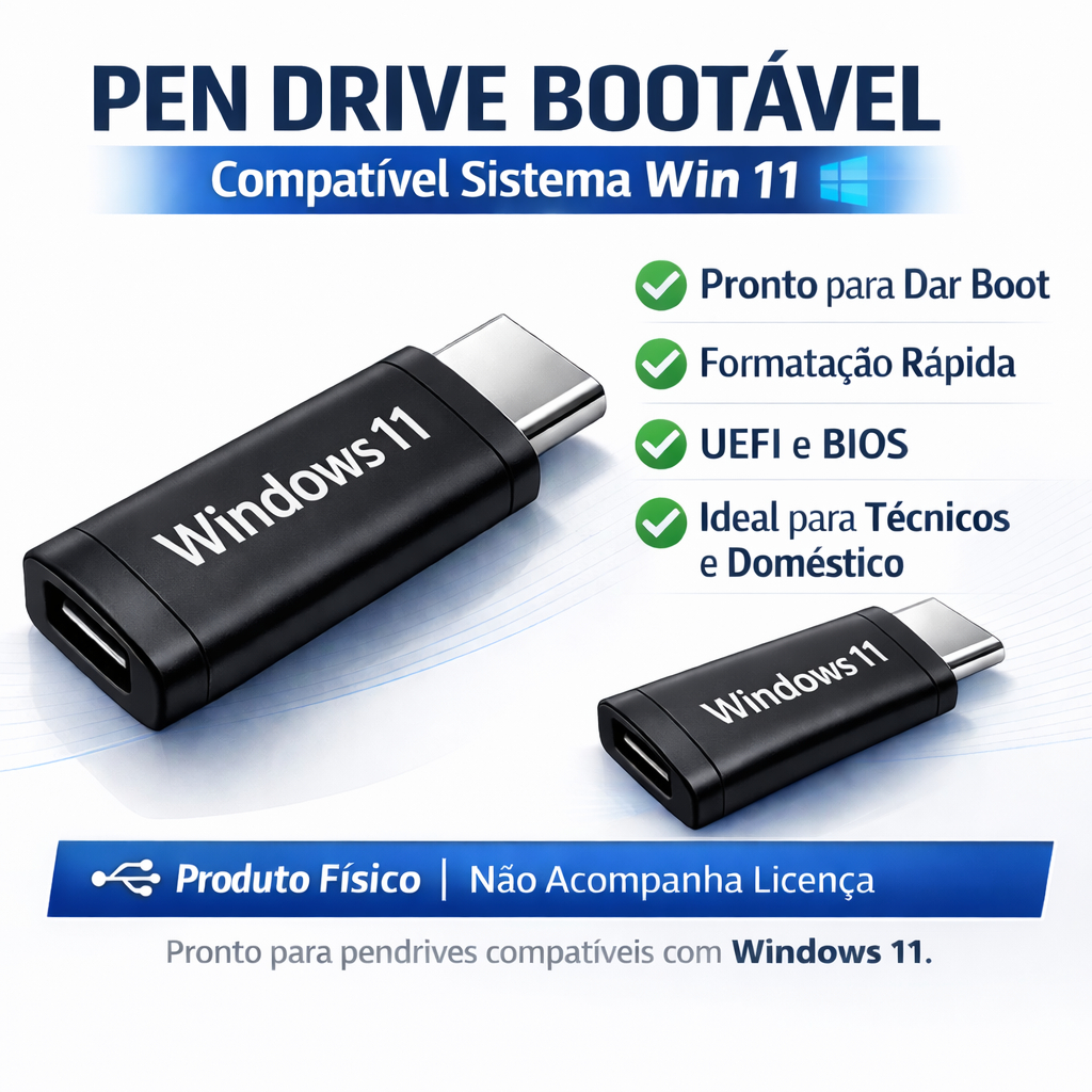 NEC Mate Win11 Office2021 リカバリーUSB WINDOWS 11 - 25H2 -PEN DRIVE BOOTÁVEL + Office + Ativação