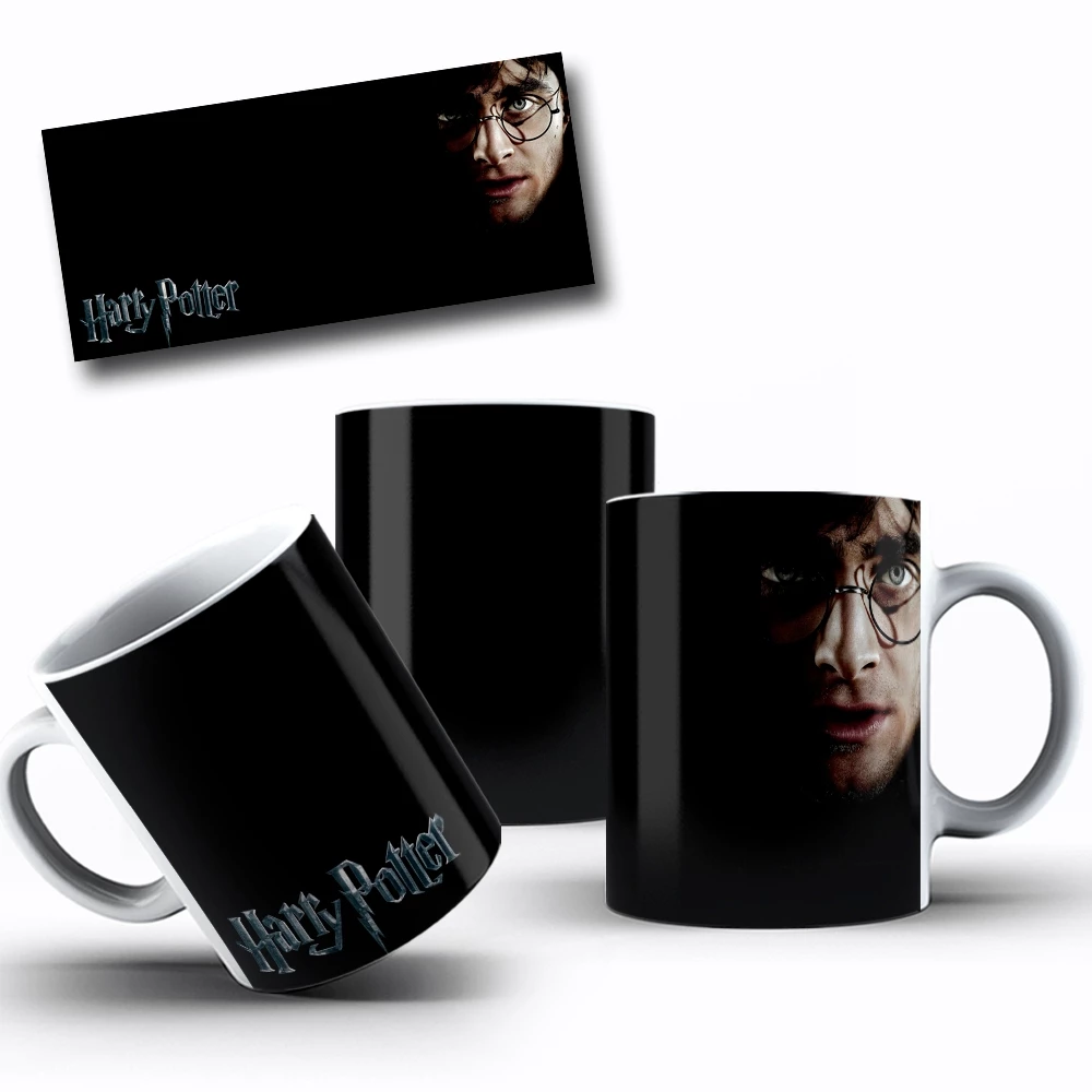 Caneca Preta Harry Potter
