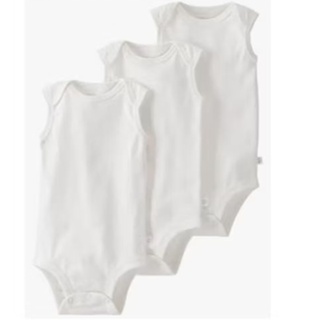 Kit body bebê 3 peças regata branco 6 moths Carter's em Oferta na Shopee