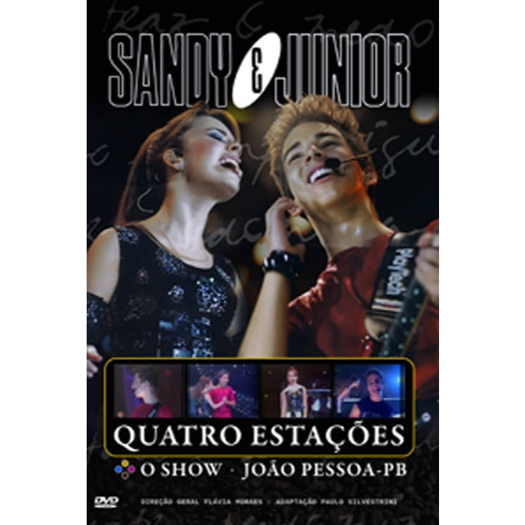 DVD Sandy e Junior Ao Vivo em João Pessoa Quatro Estações | Shopee