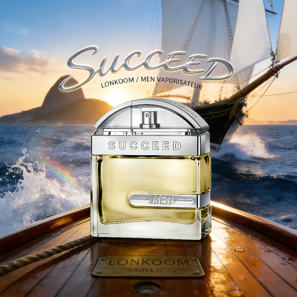 LONKOOM Perfume Masculino Succeed Eau de Toilette - 100ml  Presente Ideal para Homens em Oferta na Shopee