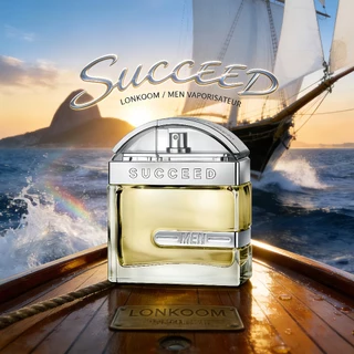 LONKOOM Perfume Masculino Succeed Eau de Toilette - 100ml Presente Ideal para Homens
