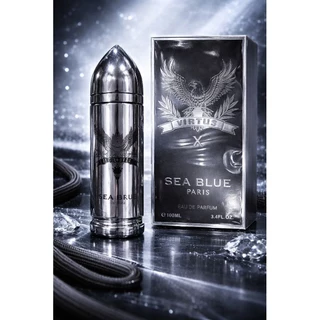 Perfume da Bala Virtus Sea Blue EAU De Parfum,100 ML, Nova embalagem