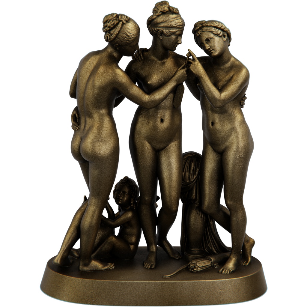 Estátua Três Graças com a flecha do Cupido - Thorvaldsen | Shopee