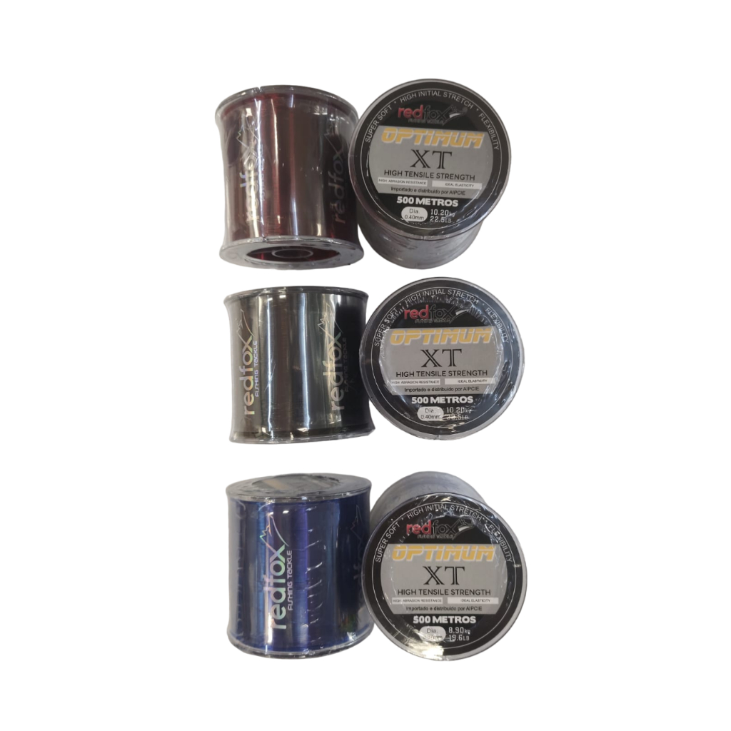 Linha Monofilamento (nailon) Redfox Optimum 500m – Alta Qualidade